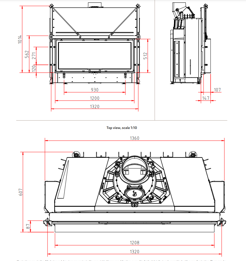 Semineu pe lemne Camina Schmid Lina 12051h
