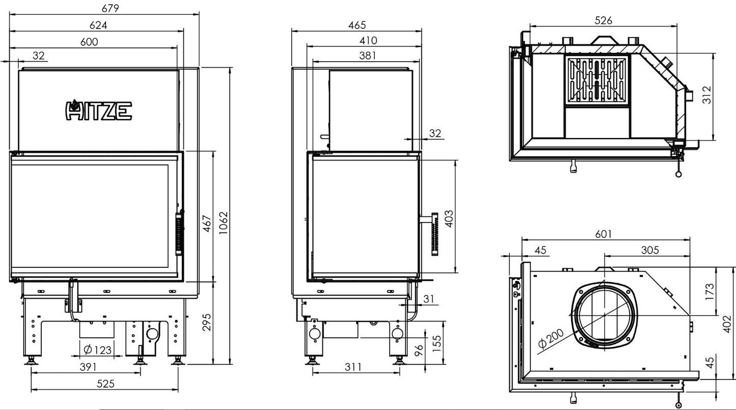 Semineu Hitze Albero AL11L.H-D 11 kW