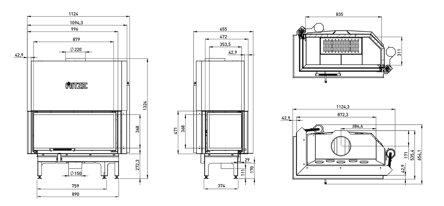 Semineu Hitze AL19LG.H-D 19 kW