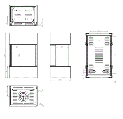 Semineu Hitze Calma 43 4,6 kW