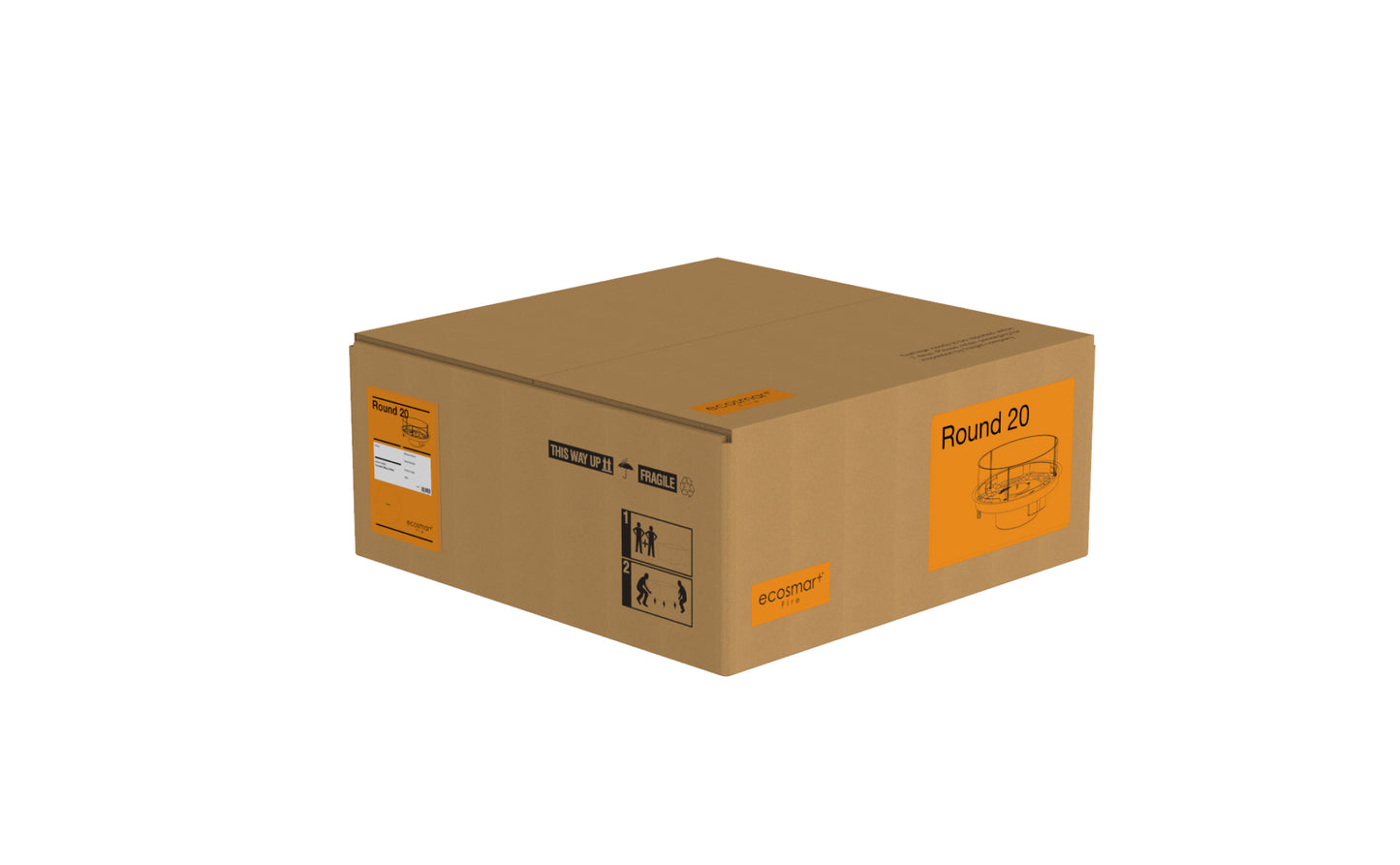 Semineu cu bioetanol EcoSmartFire Round 20