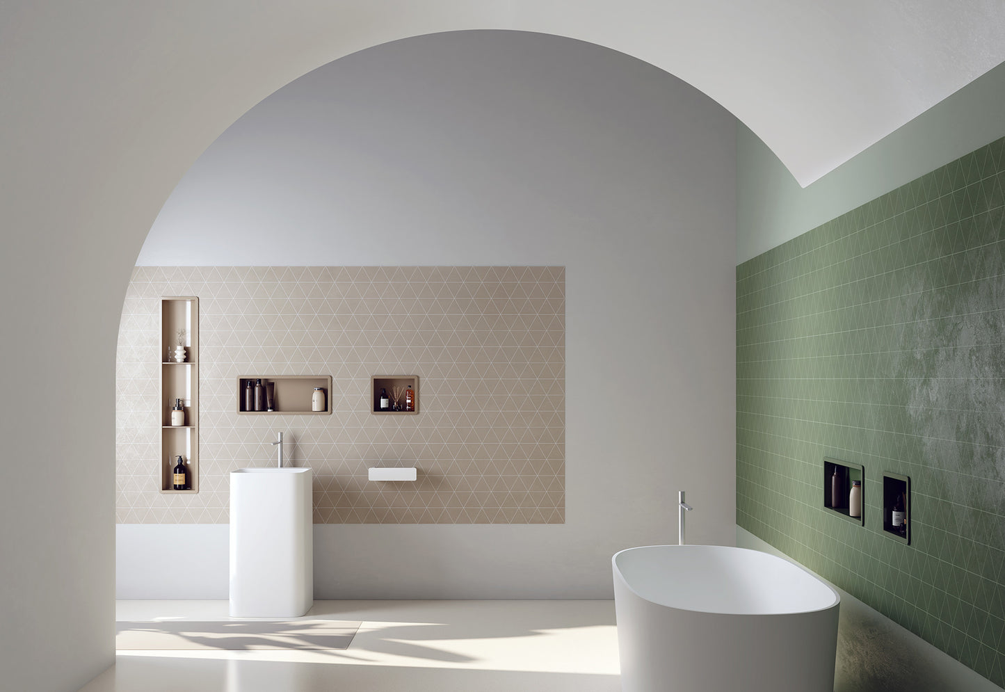 Rafturi incastrate pentru baie Iloko Relax Design