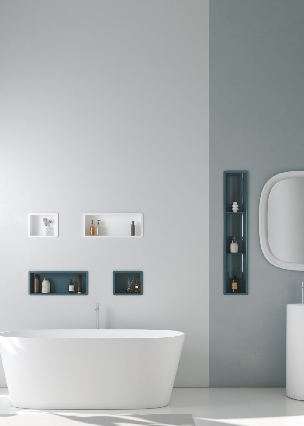 Rafturi incastrate pentru baie Iloko Relax Design