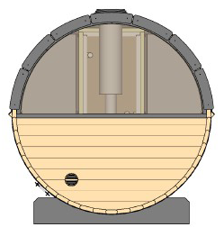 Saună Butoi Cupella 280