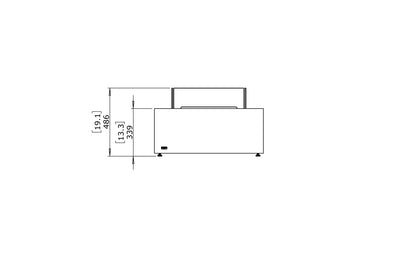 Semineu cu bioetanol EcoSmartFire BASE30