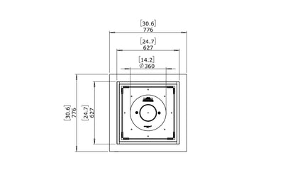 Semineu cu bioetanol EcoSmartFire BASE30