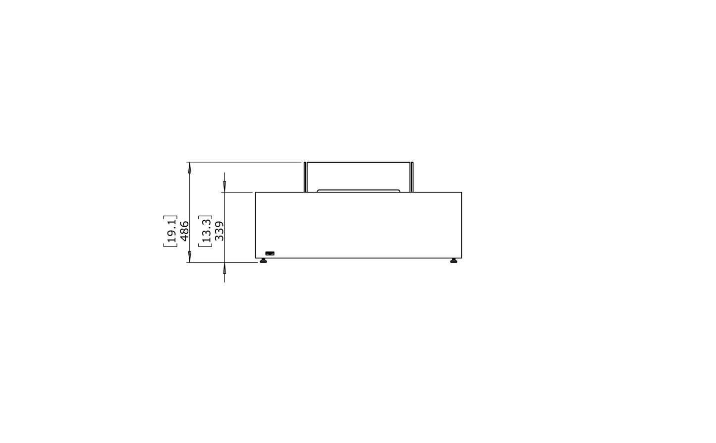 EcoSmartFire BASE40 Șemineu cu bioetanol