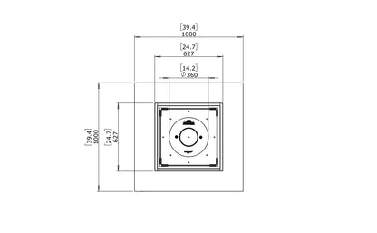 EcoSmartFire BASE40 Șemineu cu bioetanol