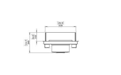 Șemineu cu Bioetanol EcoSmartFire Square 22