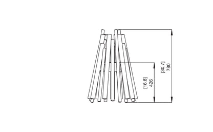 Șemineu de grădină EcoSmartFire STIX