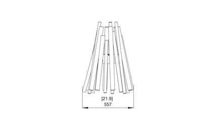 Șemineu de grădină EcoSmartFire STIX