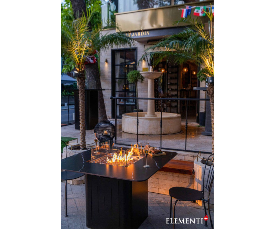 Semineu exterior Elementi Brugge Black