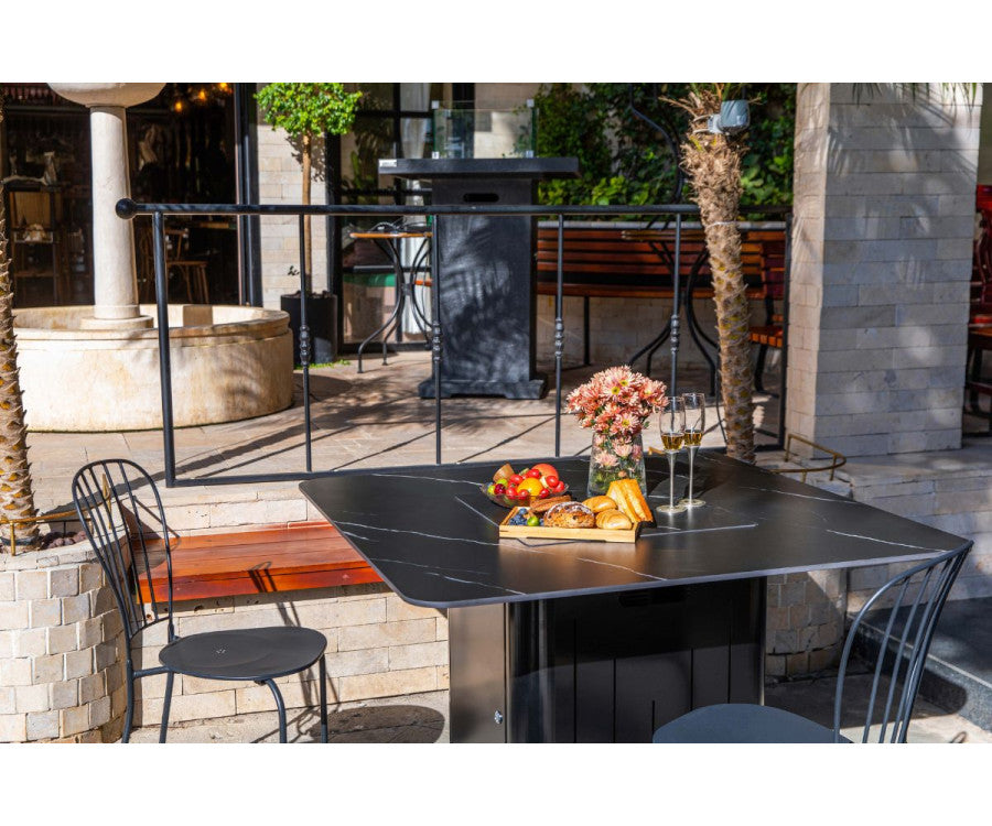Semineu exterior Elementi Brugge Black